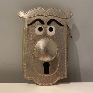 Alice in Wonderland Doorknob Gold Card Case